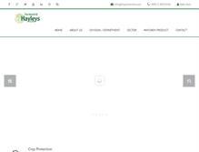 Tablet Screenshot of haychembd.com